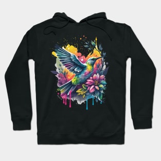 Colorful Tropical Bird design #1 Hoodie